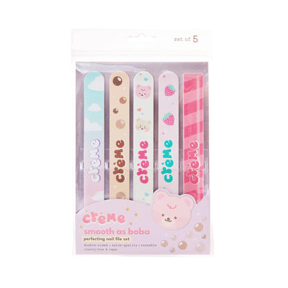 The Crème Shop  Boba Bears Smooth as Boba Nail File 5pc