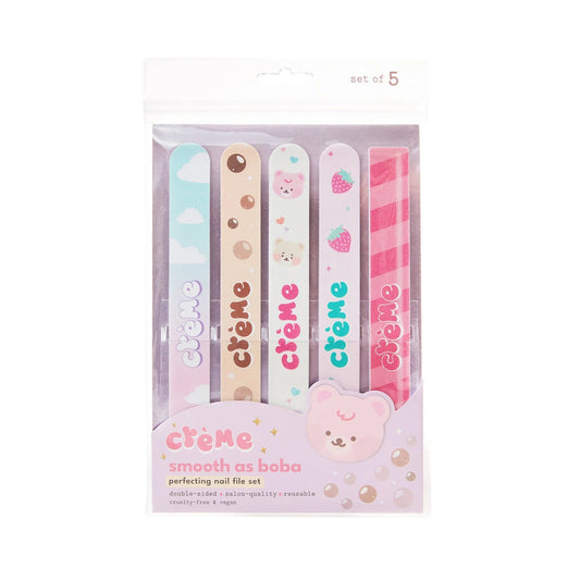 The Crème Shop  Boba Bears Smooth as Boba Nail File 5pc