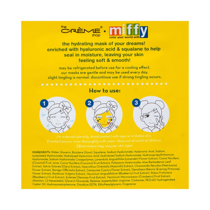 The Creme Shop Miffy Dewy Dreams Hydrating Animated Essence Sheet Mask
