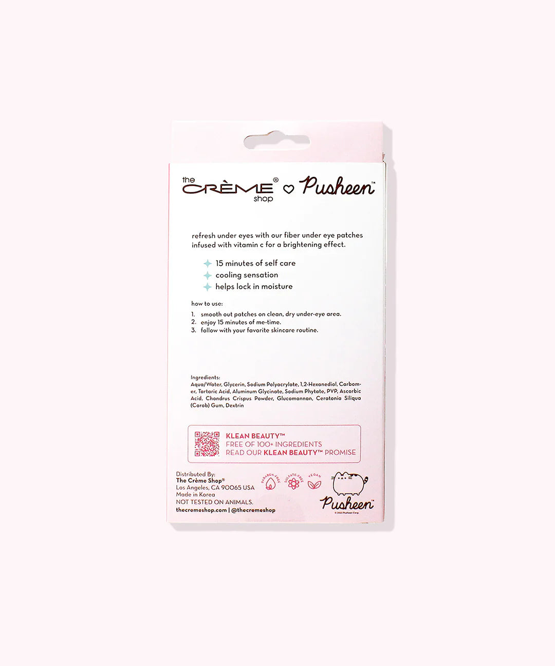 The Crème Shop x Pusheen Under Eye Patches