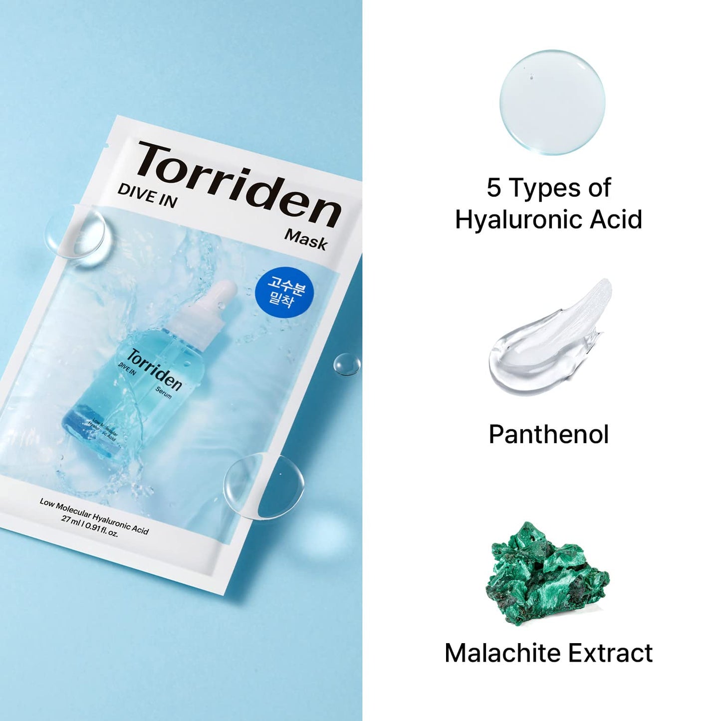 Torriden Dive-in Low Molecule Hyaluronic Acid Mask