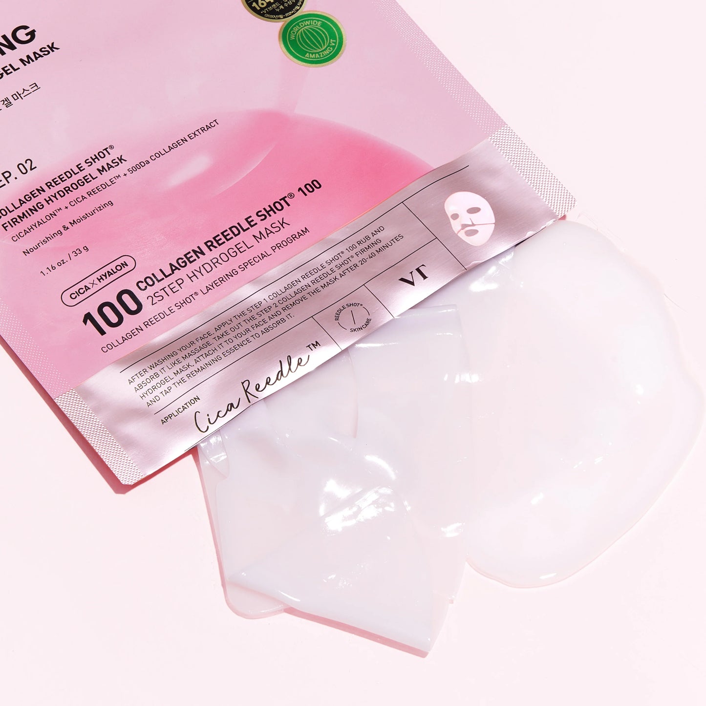 VT Cosmetics Collagen Reedle Shot 100 2 Step Mask
