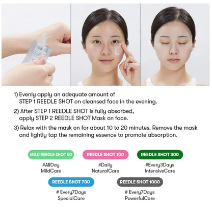 VT Cosmetics Mild Reedle Shot 100 2Step Mask