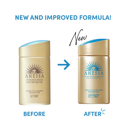 Anessa Perfect UV Sunscreen Skincare Milk SPF50+ PA+ Value Set