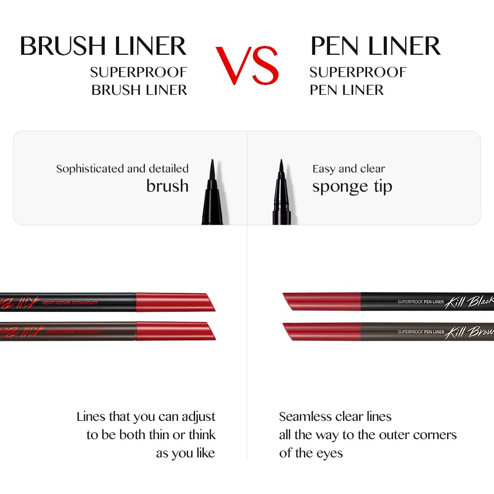 Clio Superproof Brush Liner #01 Kill Black
