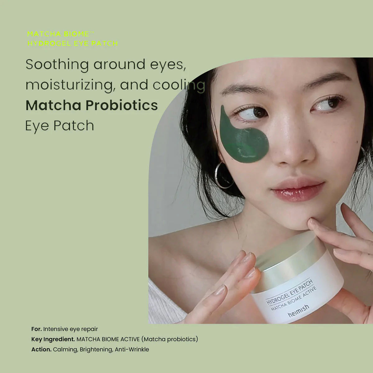 Heimish Hydrogel Eye Patch Matcha Biome