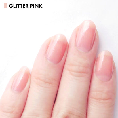 HOMEI 12 Free Nail Hardener Glitter Pink