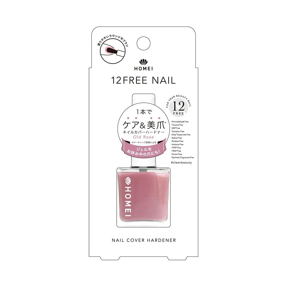 HOMEI 12 Free Nail Hardener Old Rose