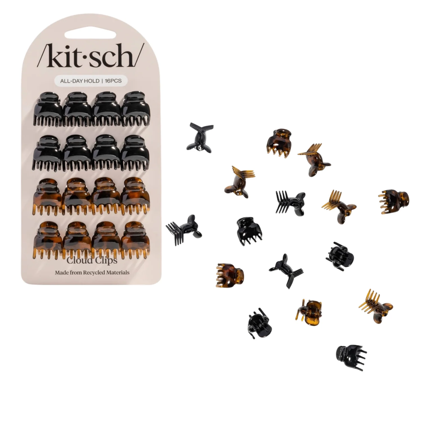 kitsch Recycled Plastic Mini Claw Clips