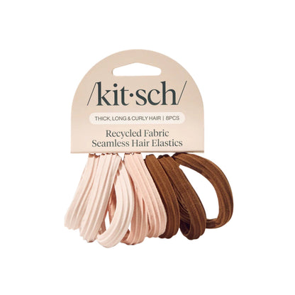kitsch Recycled Fabric Seamless Hair Elastic
