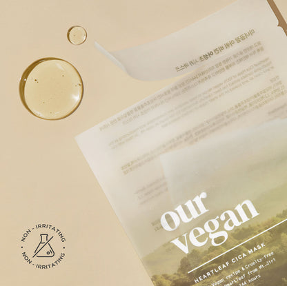 Manyo Factory Our Vegan Heartleaf Cica Mask