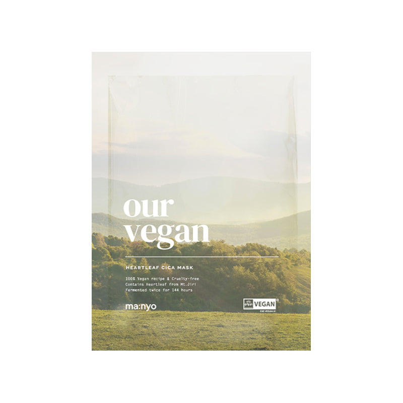 Manyo Factory Our Vegan Heartleaf Cica Mask