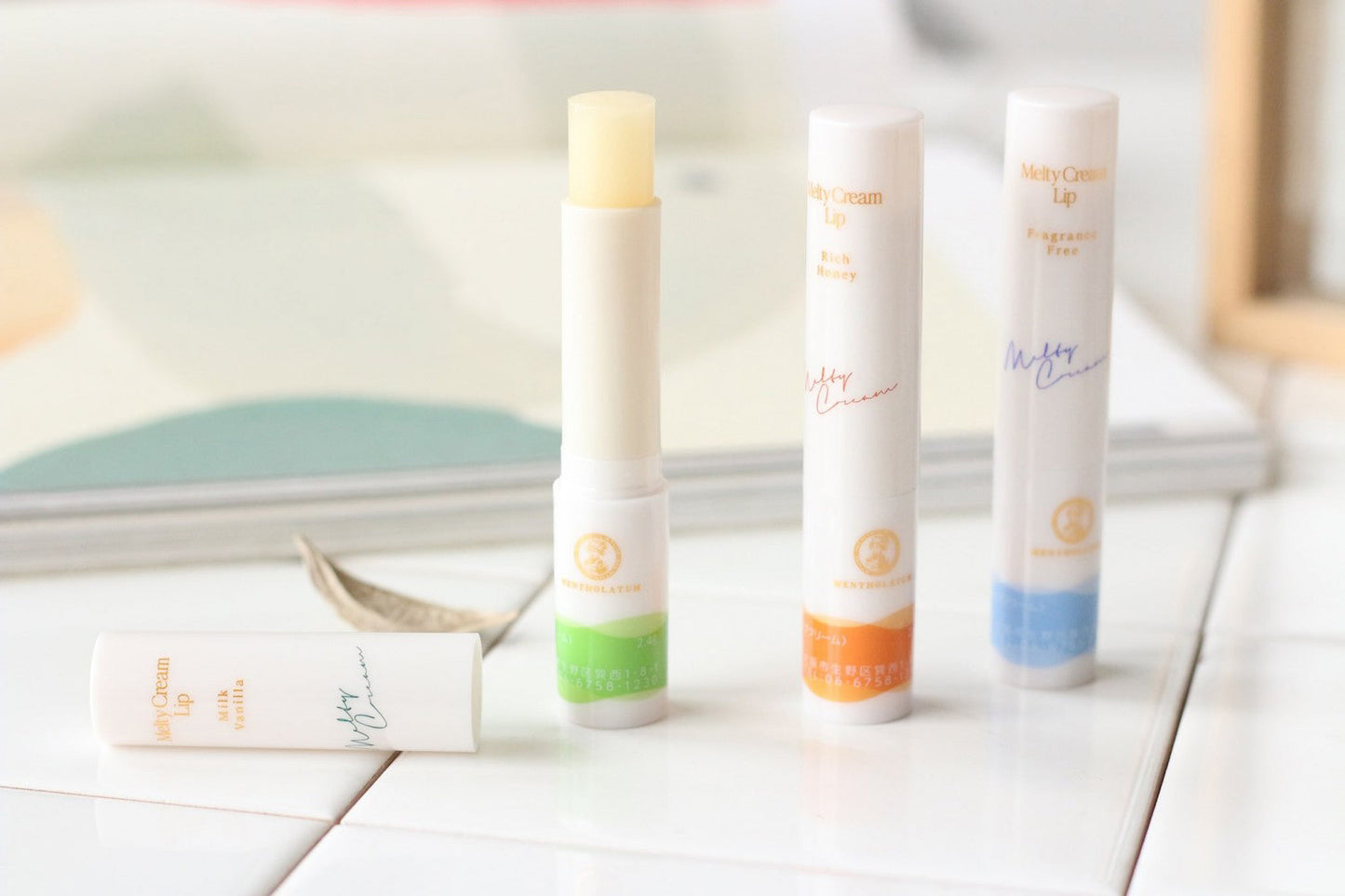 Mentholatum Melty Cream Lip Balm Milk Vanilla